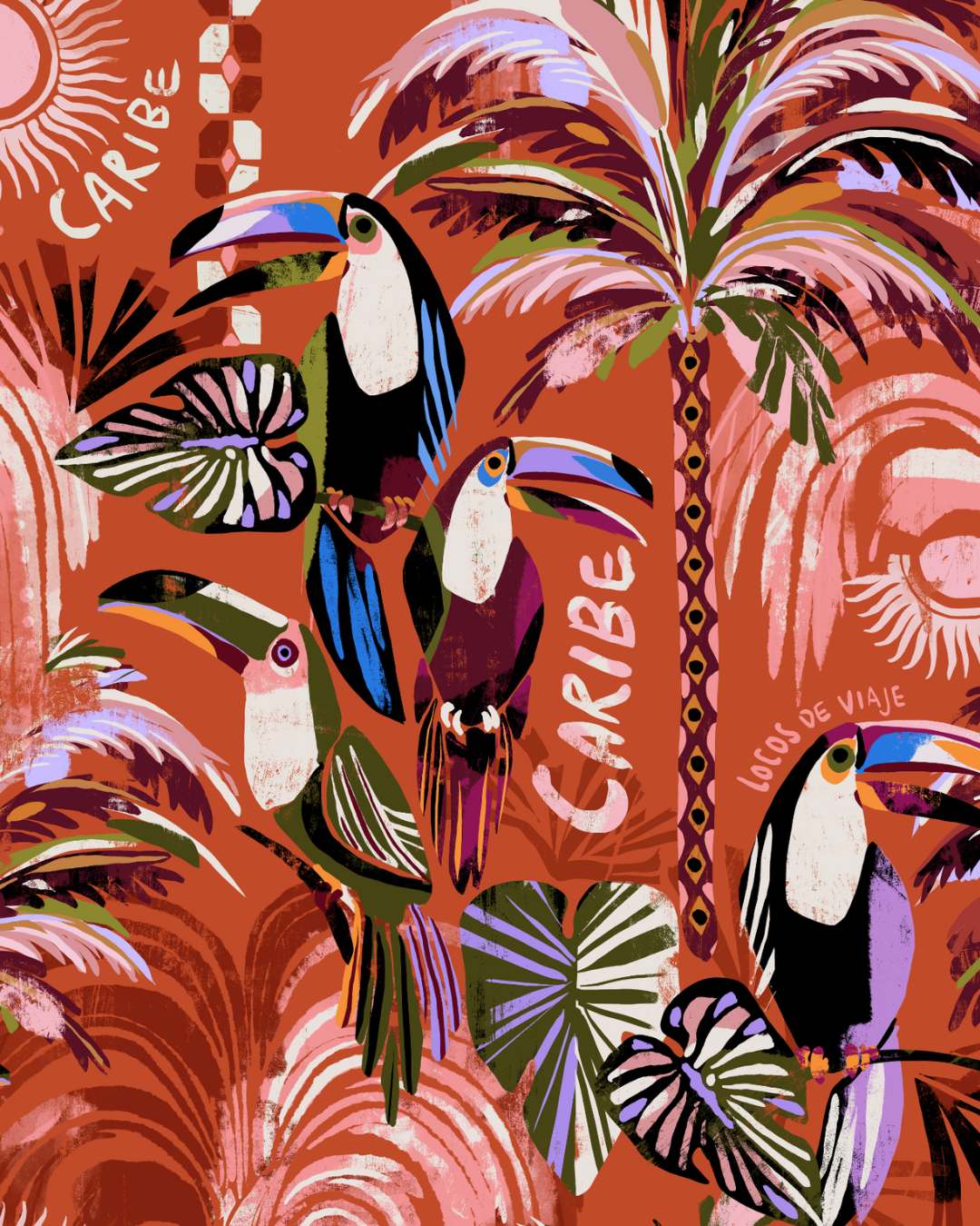 Buff Caribe microperforado | Dos Locos de Viaje