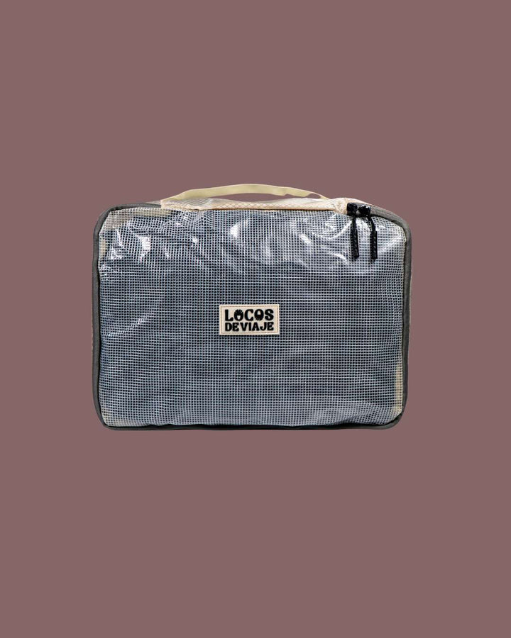 Set de 6 organizadores de maletas color beige | Locos de Viaje