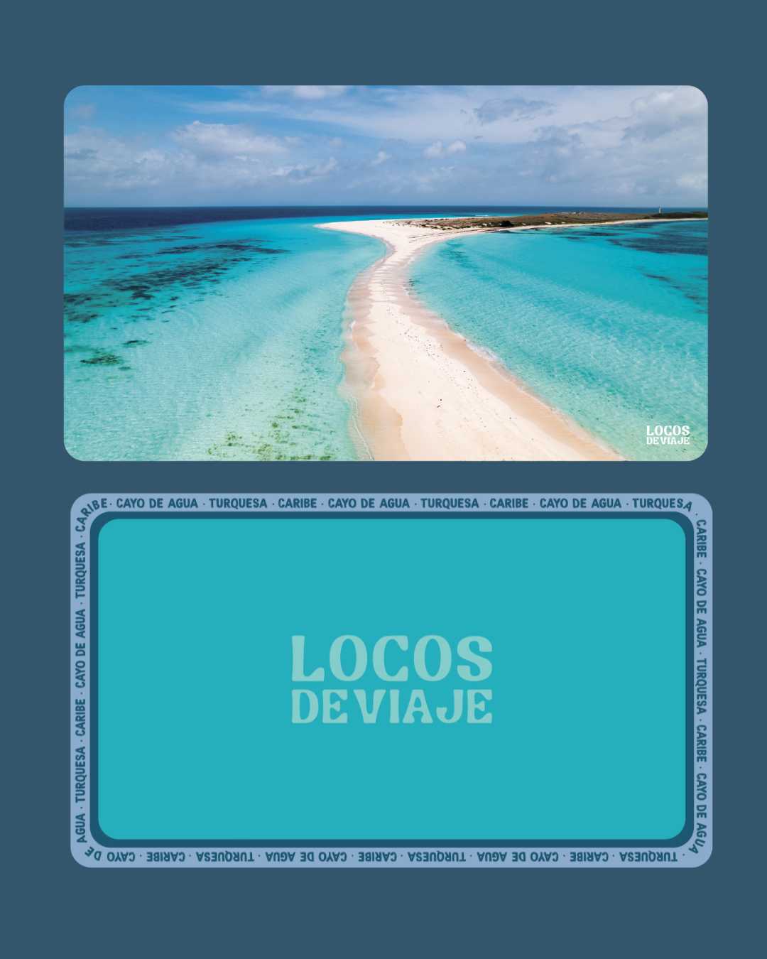 Toalla de Microfibra Mediana- Cayo de Agua | Dos Locos de Viaje