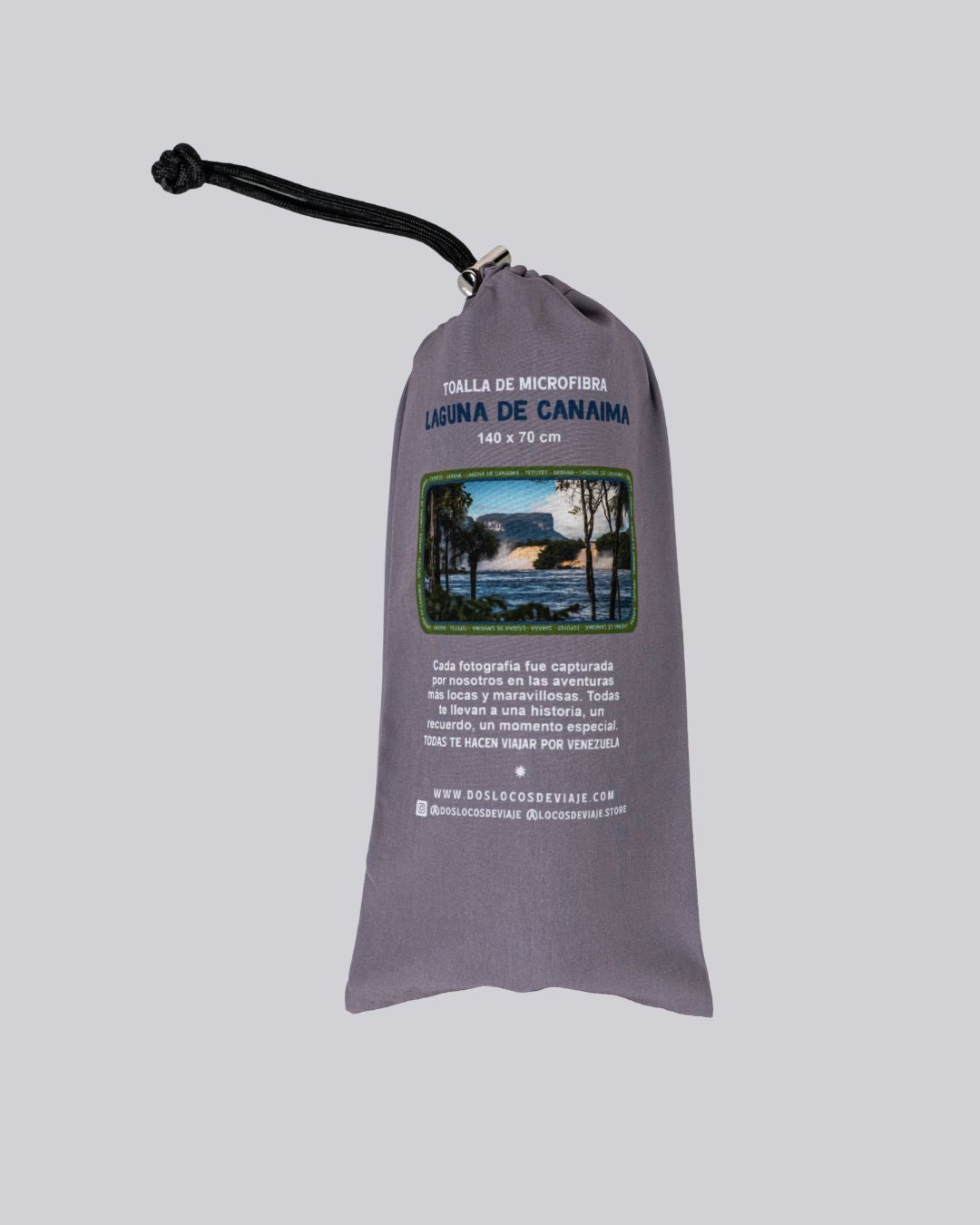 Toalla de Microfibra Mediana- Laguna de Canaima | Dos Locos de Viaje