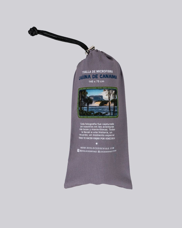 Toalla de Microfibra Mediana- Laguna de Canaima | Dos Locos de Viaje