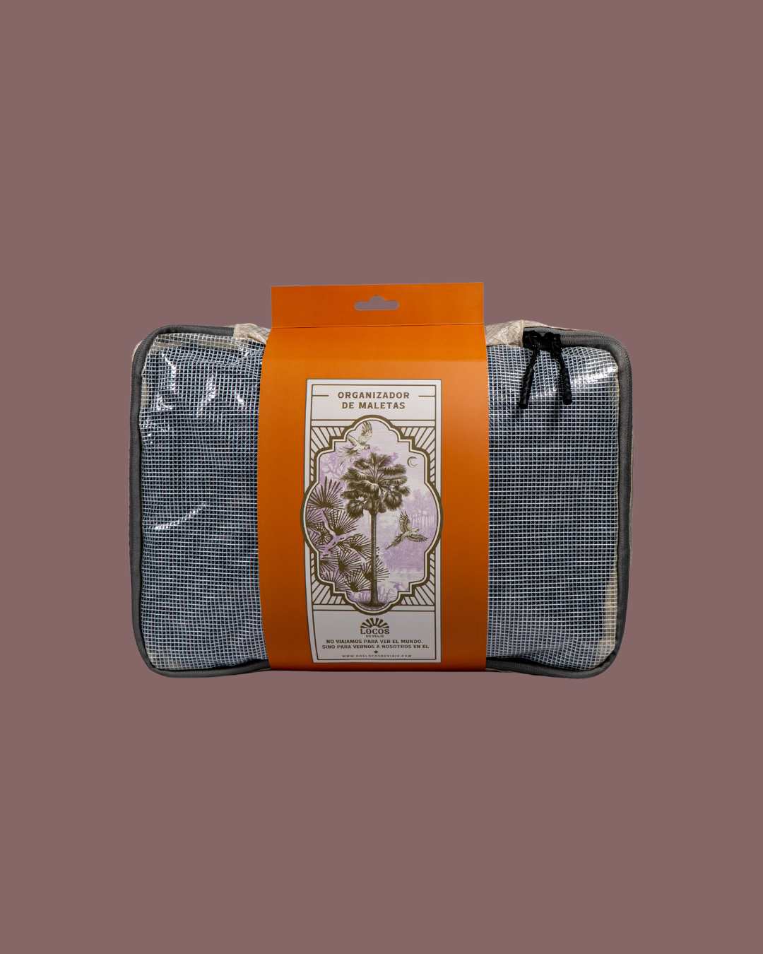 Set de 6 organizadores de maletas color beige | Locos de Viaje